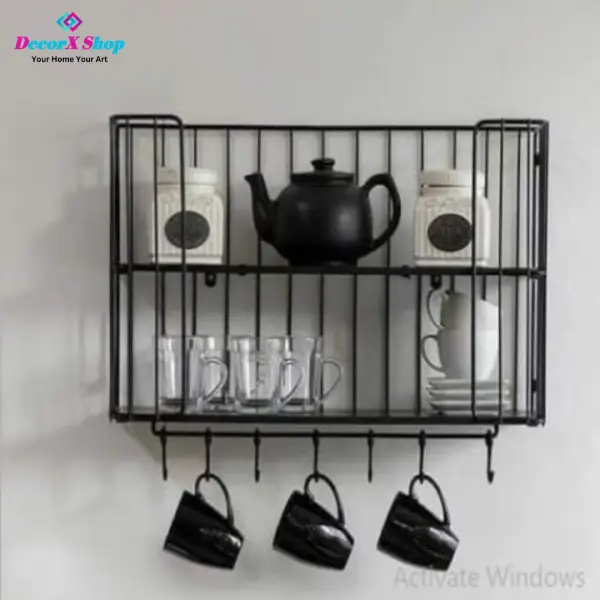 Metal Coffee station- Black